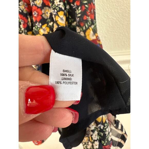 Hinge Floral Dress, womens Medium, Multicolor floral - Picture 4 of 4